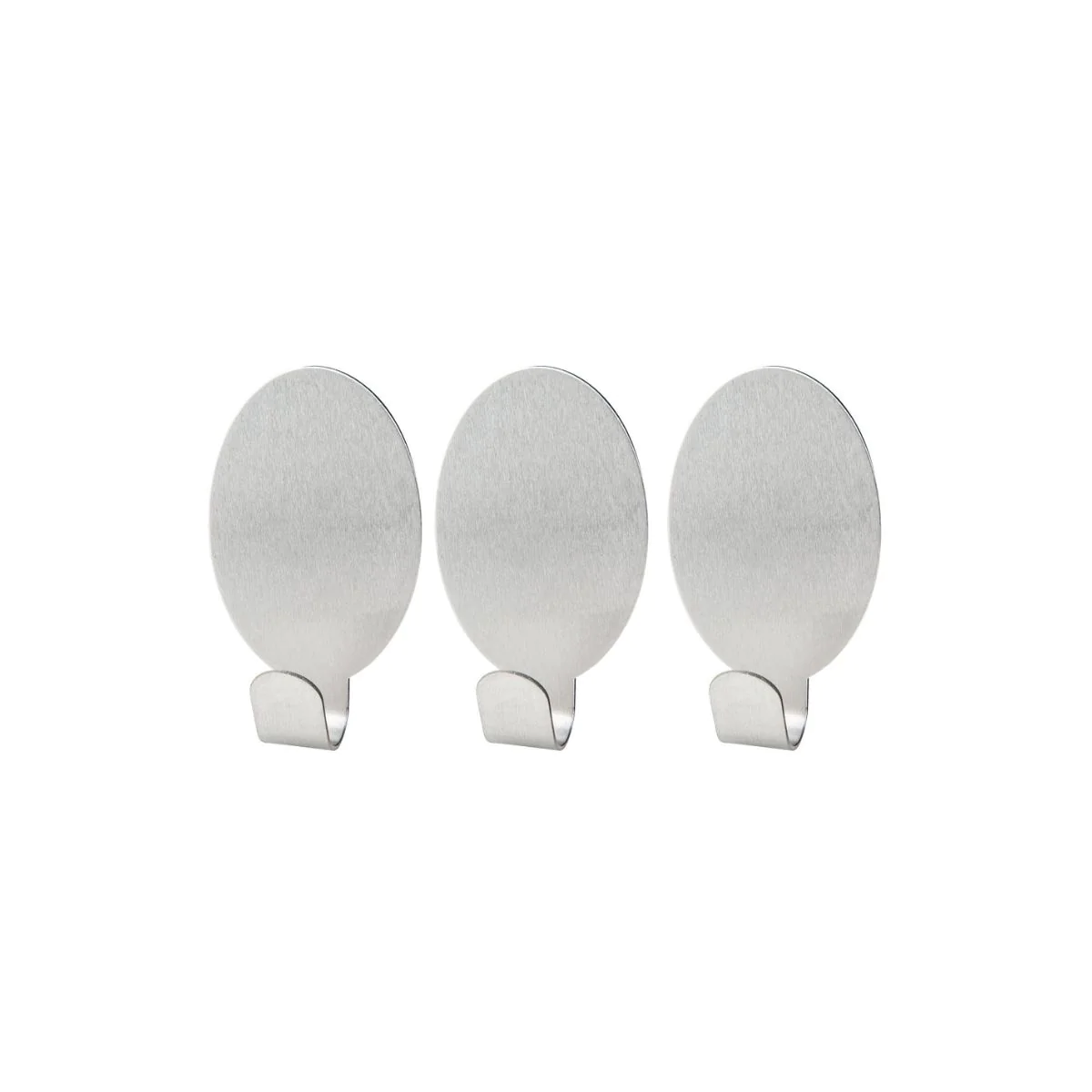 Lot de 3 crochets adhésifs universels ovales Tecno Fackelmann