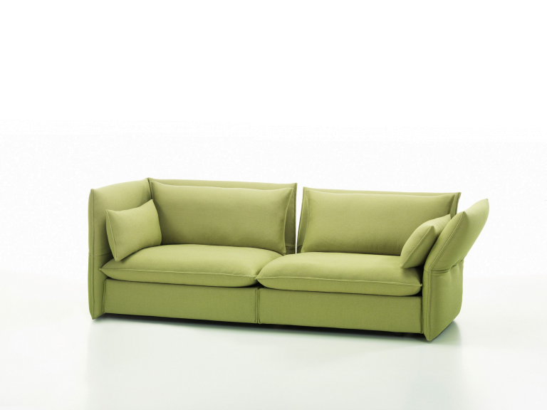 Vitra Mariposa 3-zits bank Iroko limoen