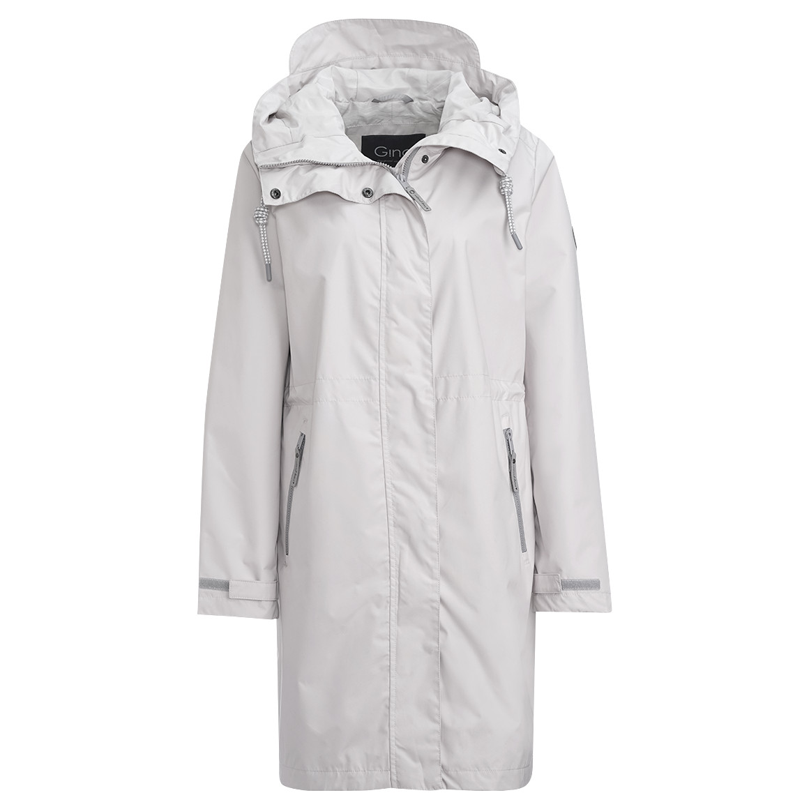 Gina Damen Parka in Unifarben beige