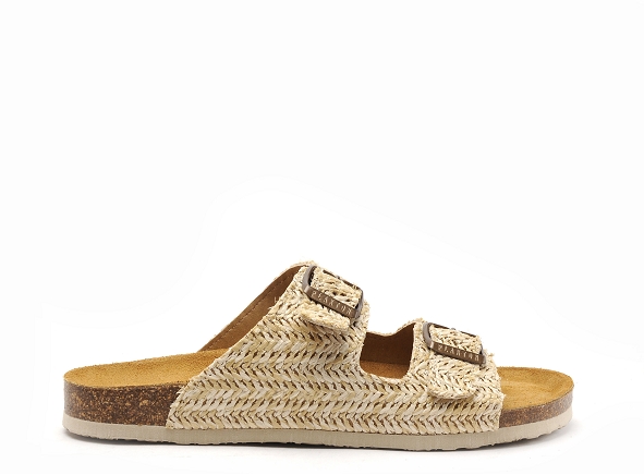 Plakton mules et sabots plats femme beta 180010 beige