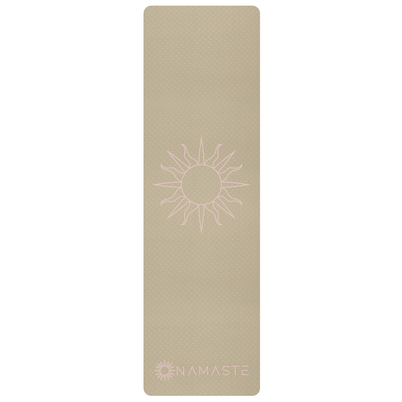 Onamaste Tapis de sport mat beige - 181x61x0.5 cm