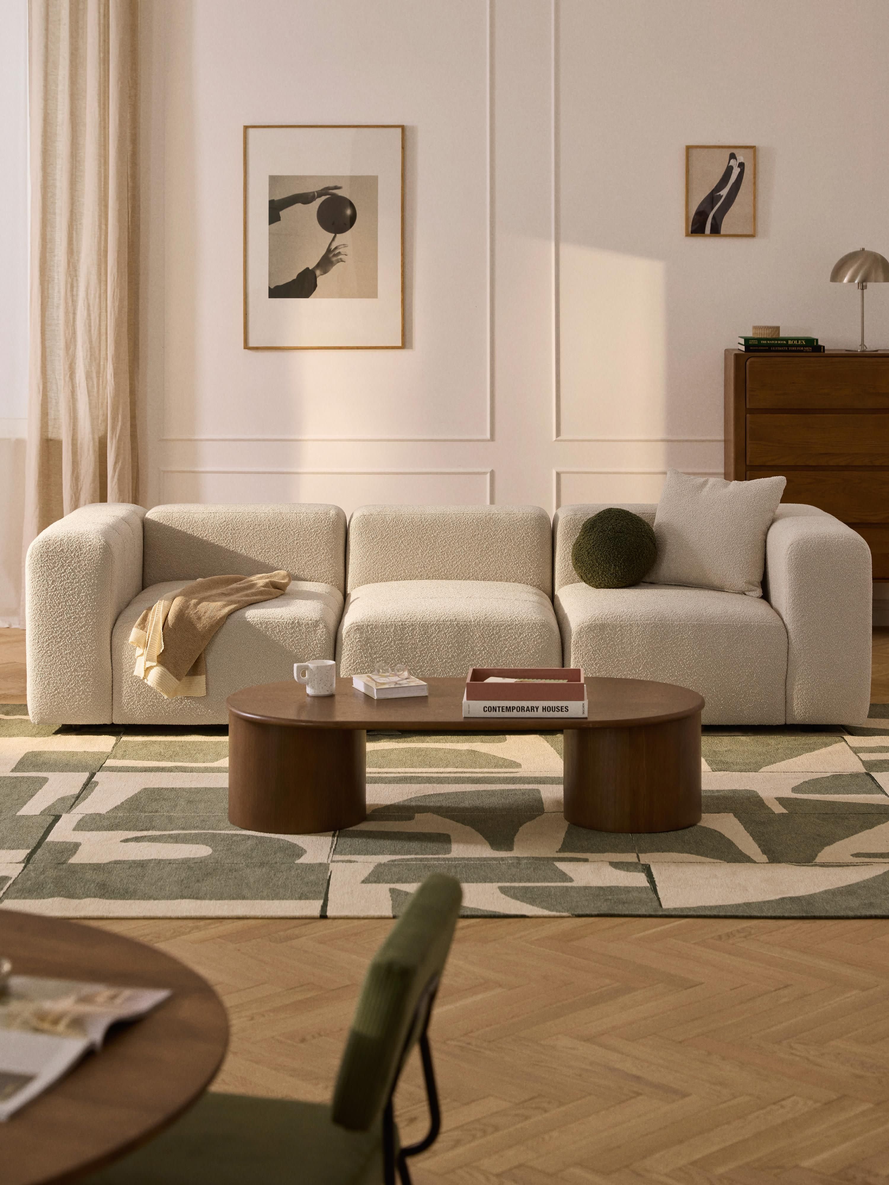 Modulaire bouclé bank Lena (4-zits)