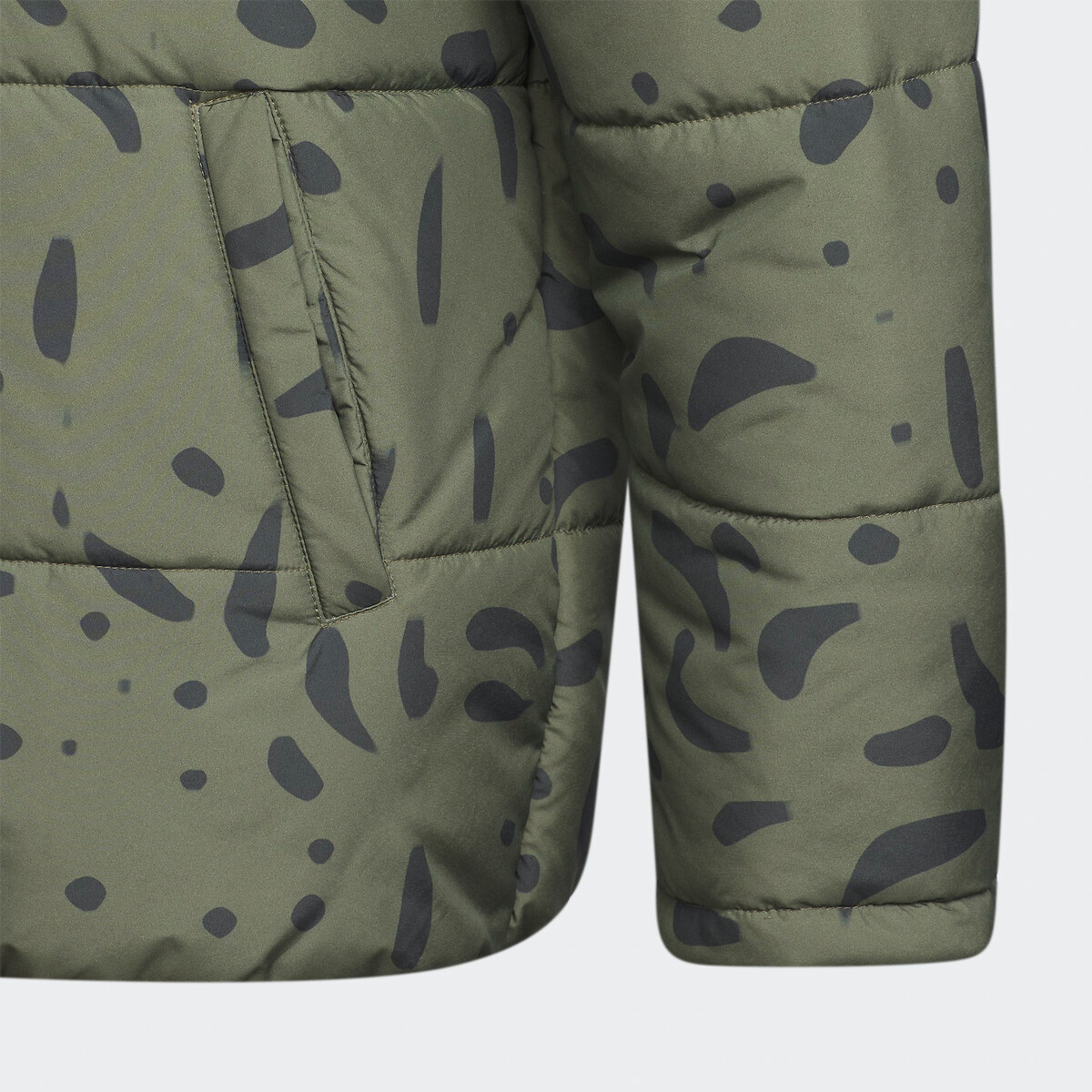 ADIDAS SPORTSWEAR<br>Jaqueta reversível de plumas com capuz