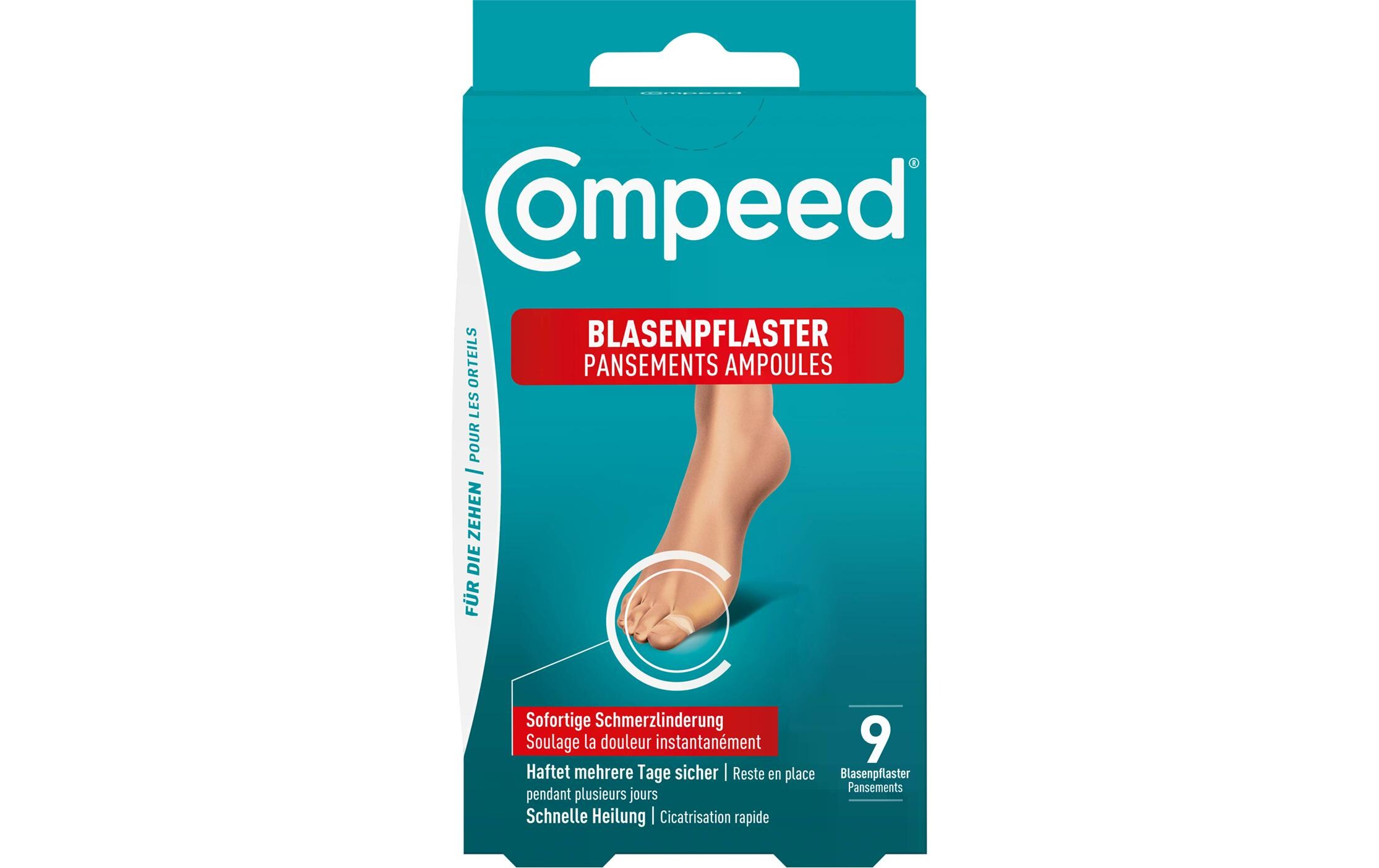 Blasenpflaster Für die Zehen 9 StückBlasenpflaster Zeh