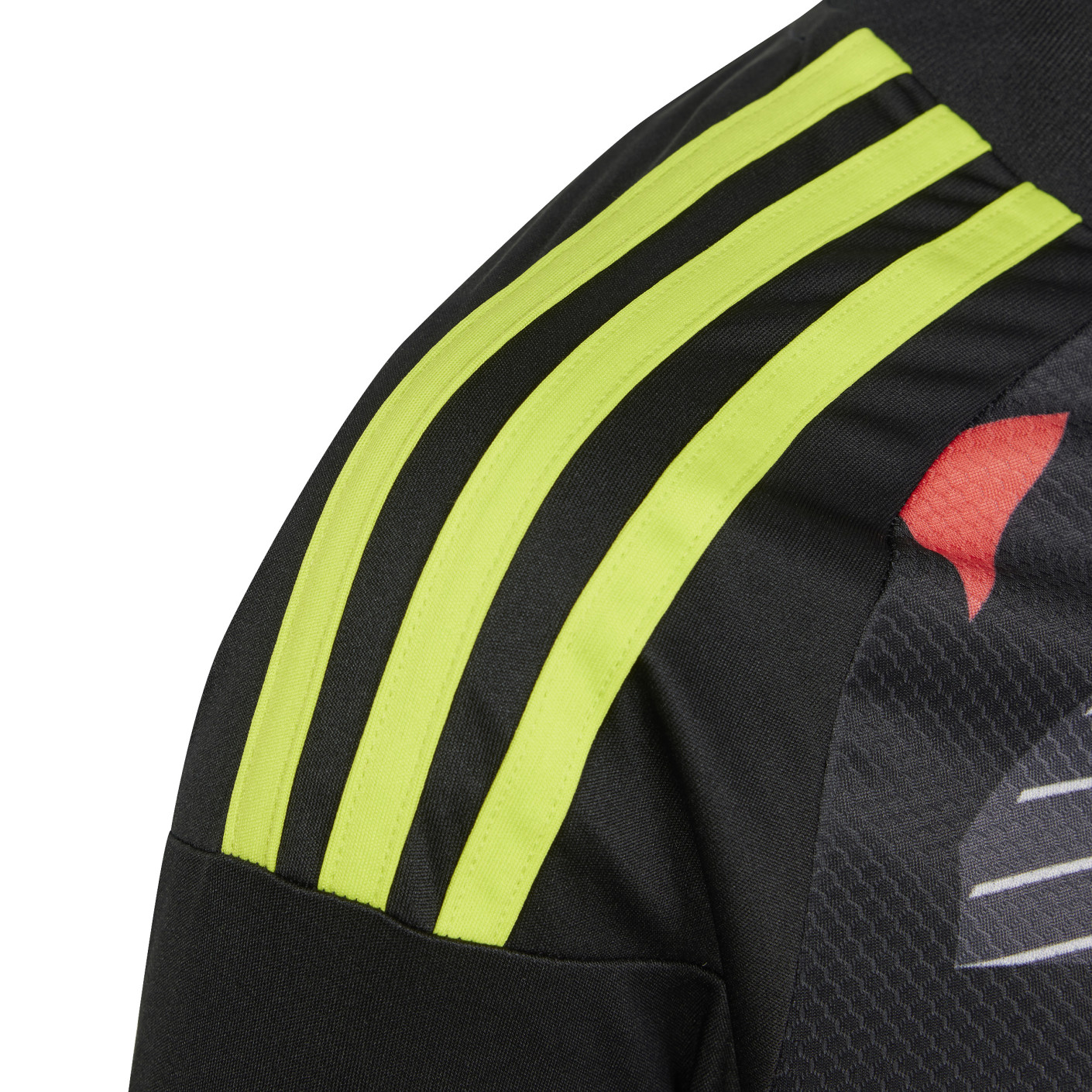 Adidas Tiro 24 Competition Keepersshirt Lange Mouwen Kids Zwart Lichtgroen Rood