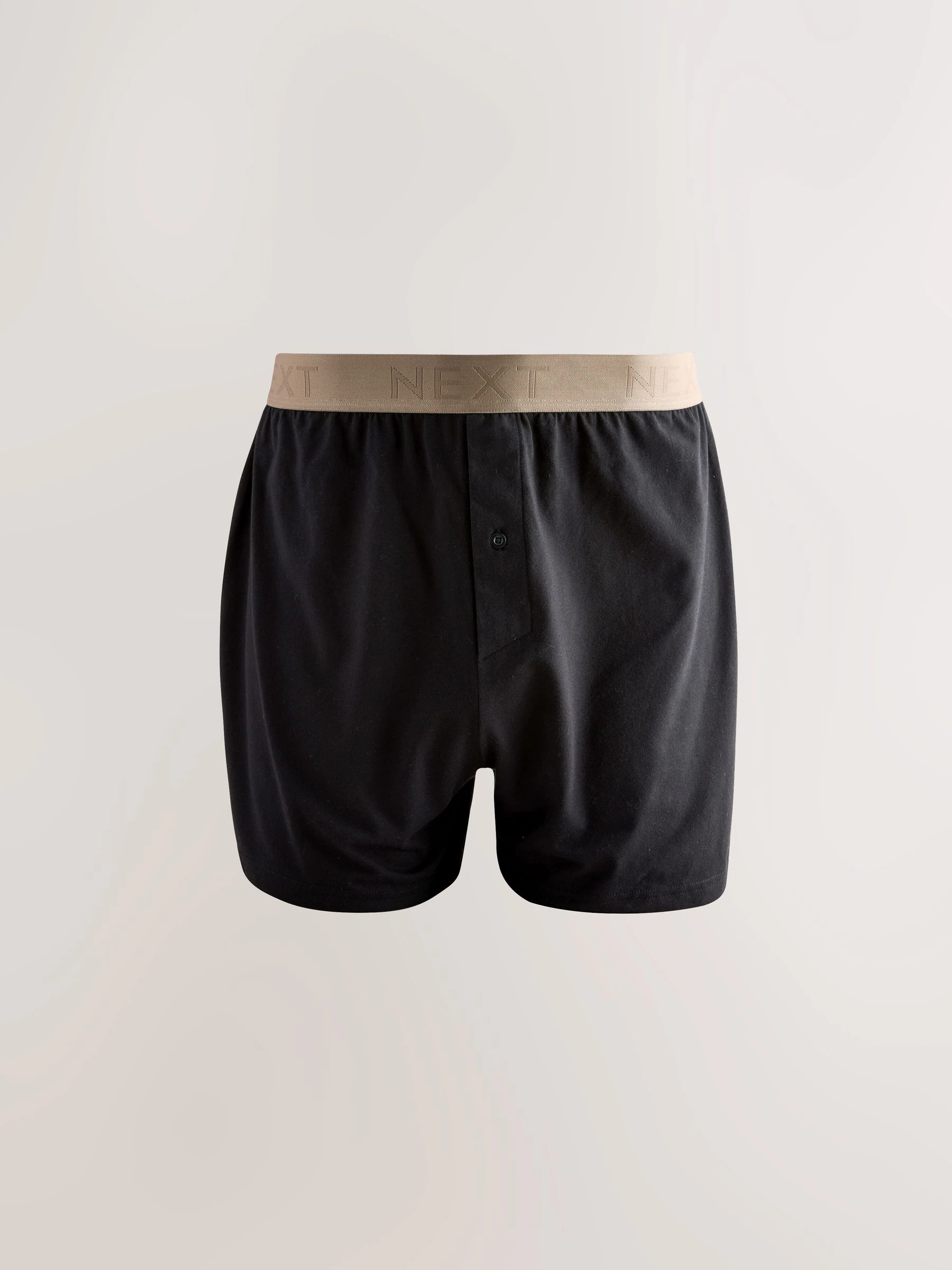 Zwarte neutrale tailleband - Verpakking van 5 - Ruimvallende Boxers