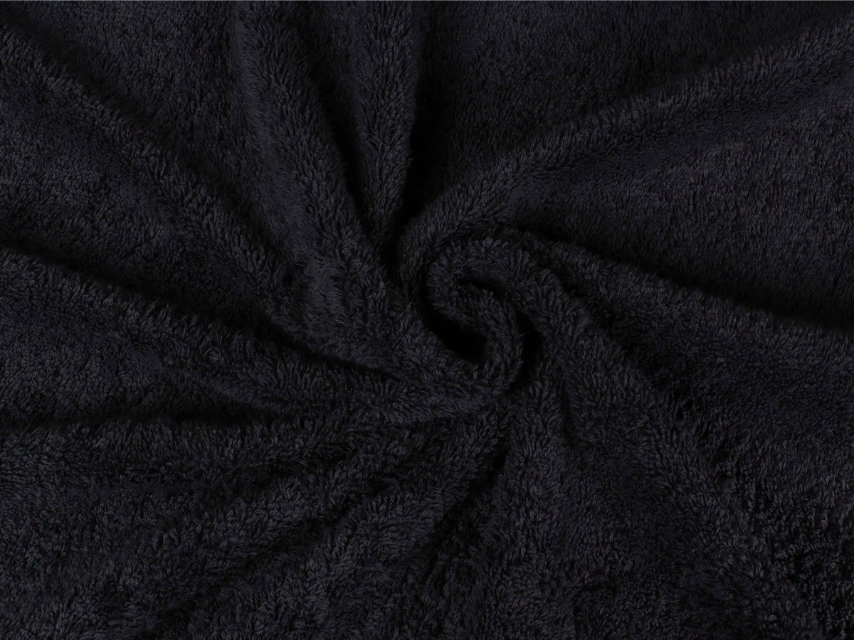 PHLOX Supreme 16 x 21 cm set van 6 washandjes - zwart