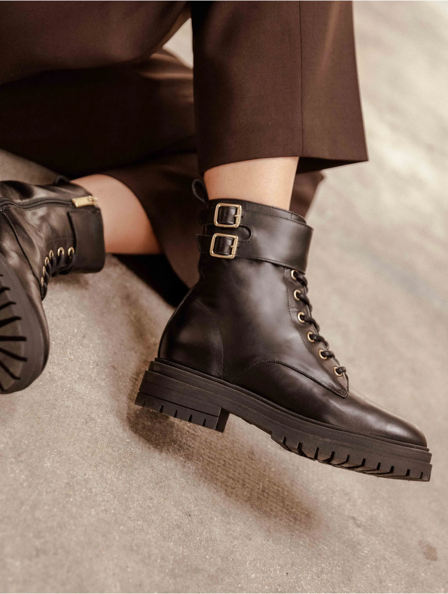 Bottines cuir Ellie Bobbies Paris