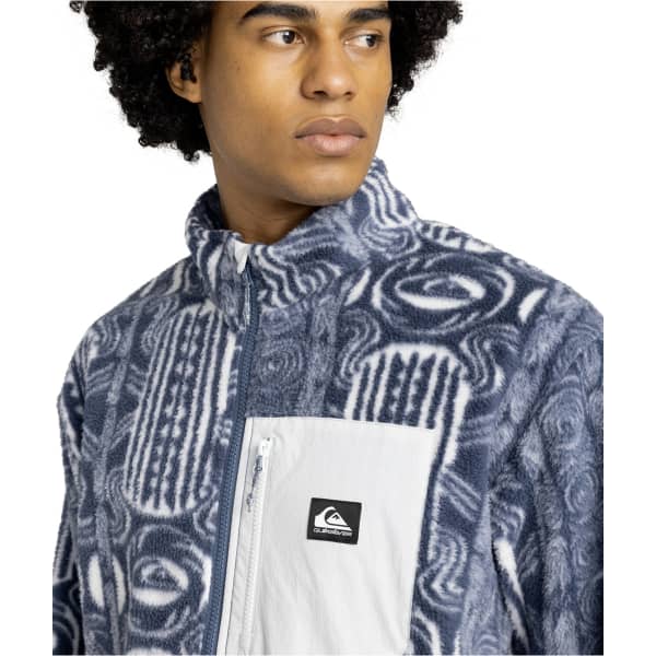 Veste polaire QUIKSILVER CLEAN COAST VINTAGE BLUE PACIFIC HERRITAGE