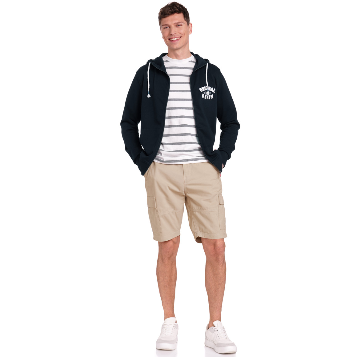 VanVaan Denim Herren Cargoshorts aus Bio-Baumwolle beige