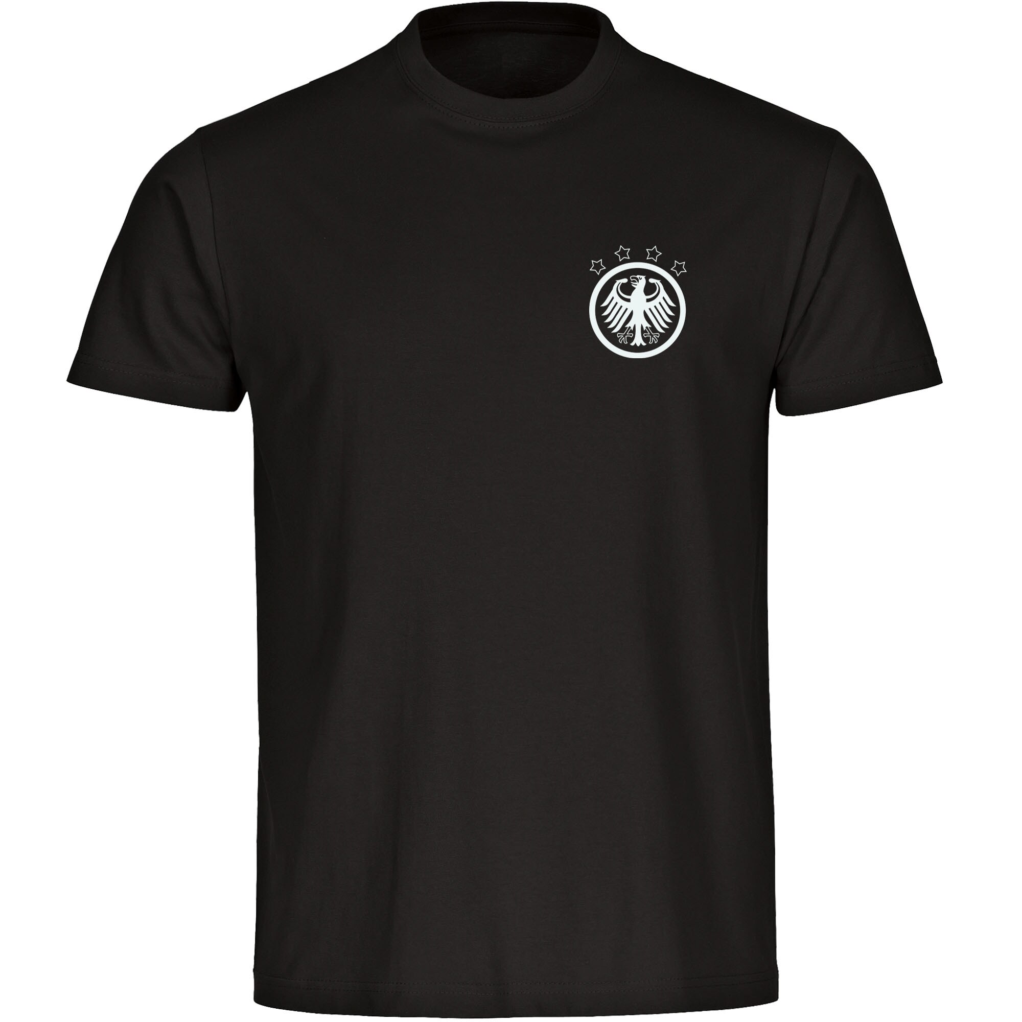 multifanshop® Kinder T-Shirt- Germany - Adler Retro - Druck weiß