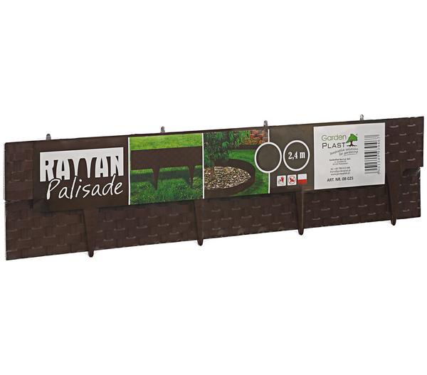 Tomsche Textil Rattan-Rasenkante, 2,4 m