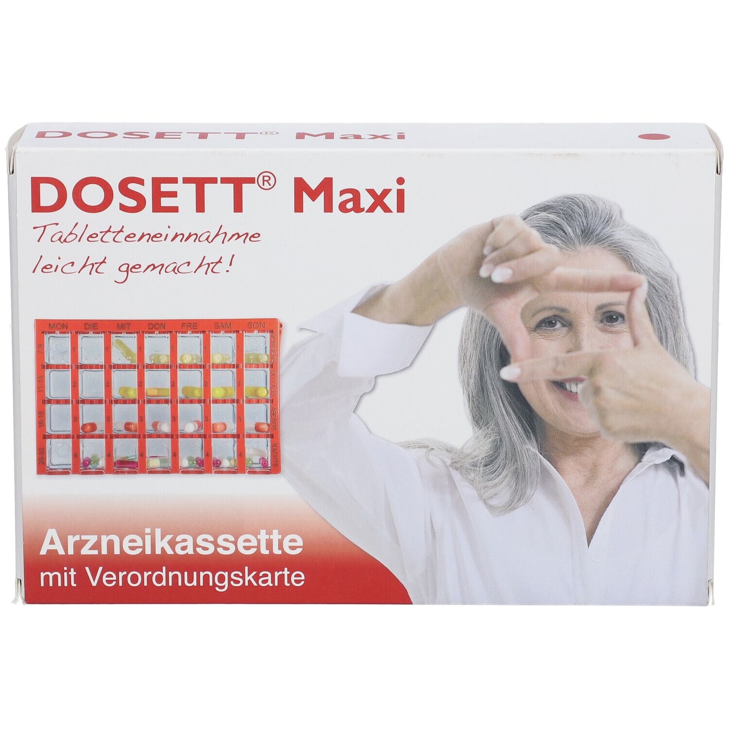 Dosett Maxi Arzneikassette rot