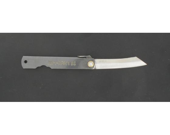 Higonokami - KDS 90 Sandwich - Manche en Acier Noir