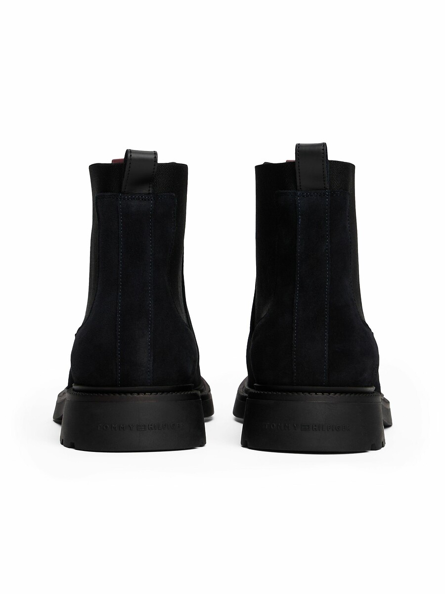 TOMMY HILFIGER<br>Botas Chelsea de camurça