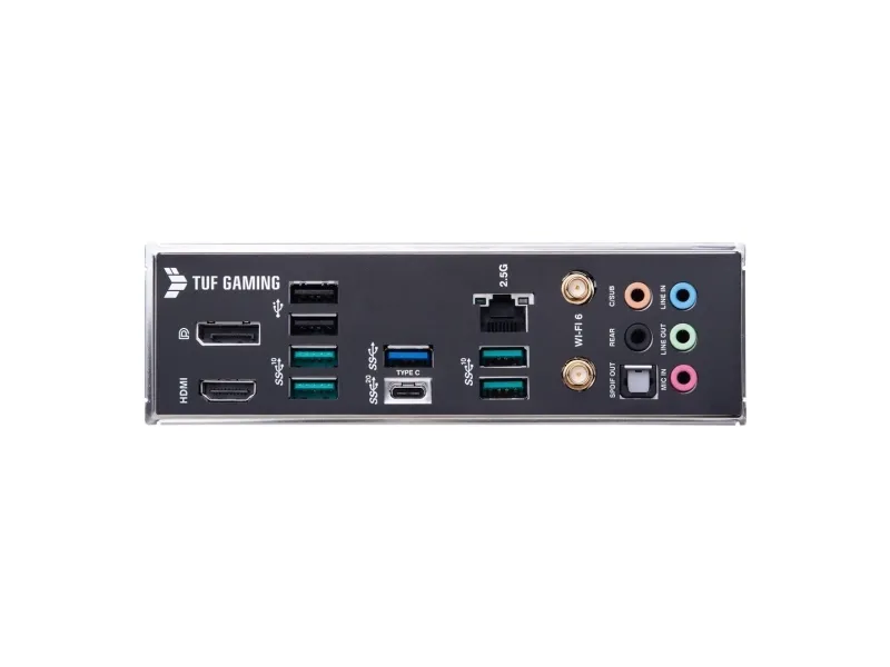 ASUS TUF GAMING B660M-PLUS WIFI - Bundkort - micro ATX - LGA1700 sokkel - B660 Chipset - USB-C Gen 2x2, USB 3.2 Gen 1, USB 3.2 Gen 2, USB-C Gen1 - 2.5 Gigabit LAN, Wi-Fi 6, Bluetooth - onboard grafik (CPU påkrævet) - HD Audio (8-kanaler)
