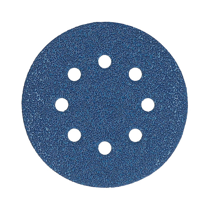 Abrasif pour ponceuse excentrique Norton ø 125 mm, Grain 40 - 5 pièces