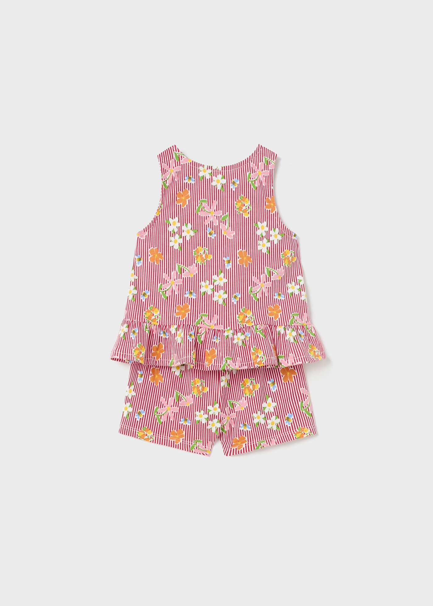 pijama curto de algodão sustentável para bebês