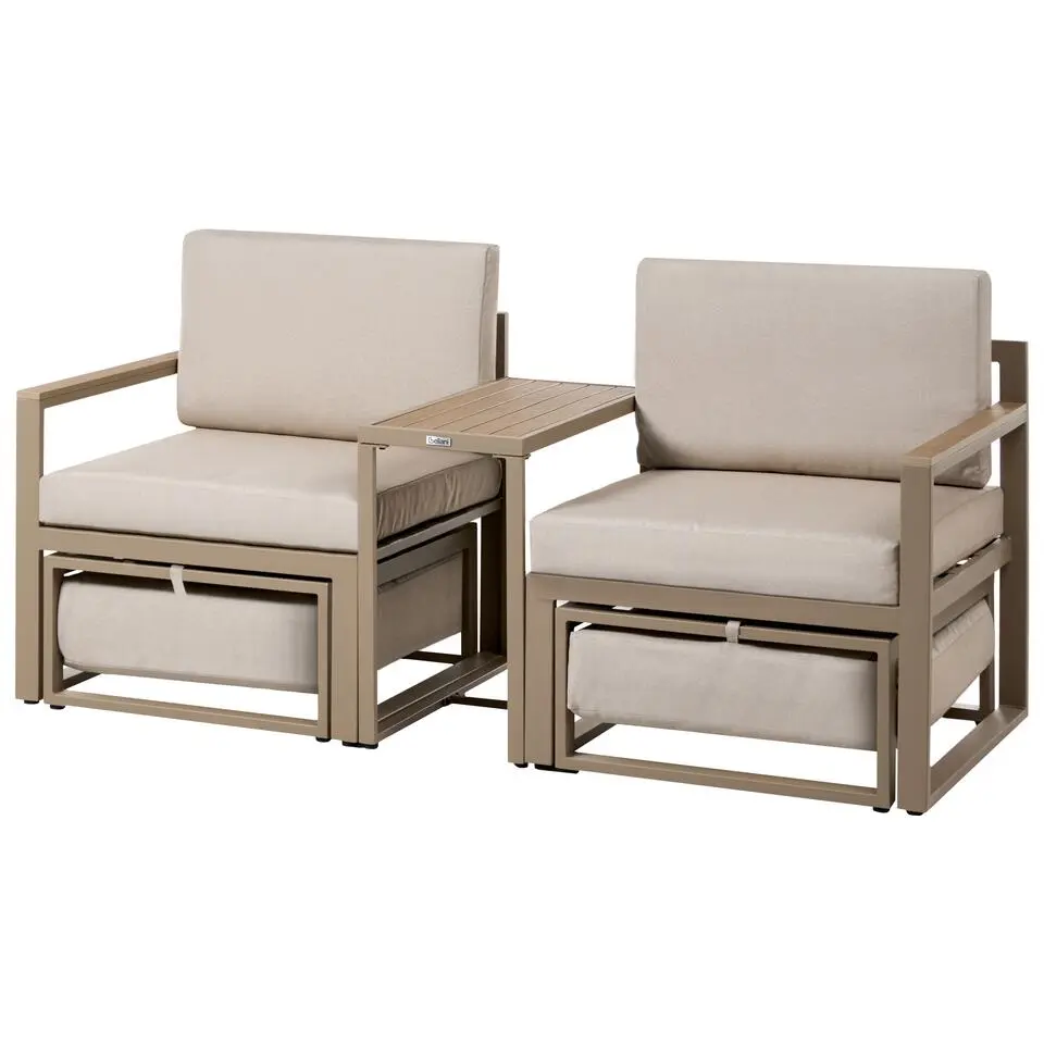 NOCI - Loungeset 2-zits - Beige - Staal