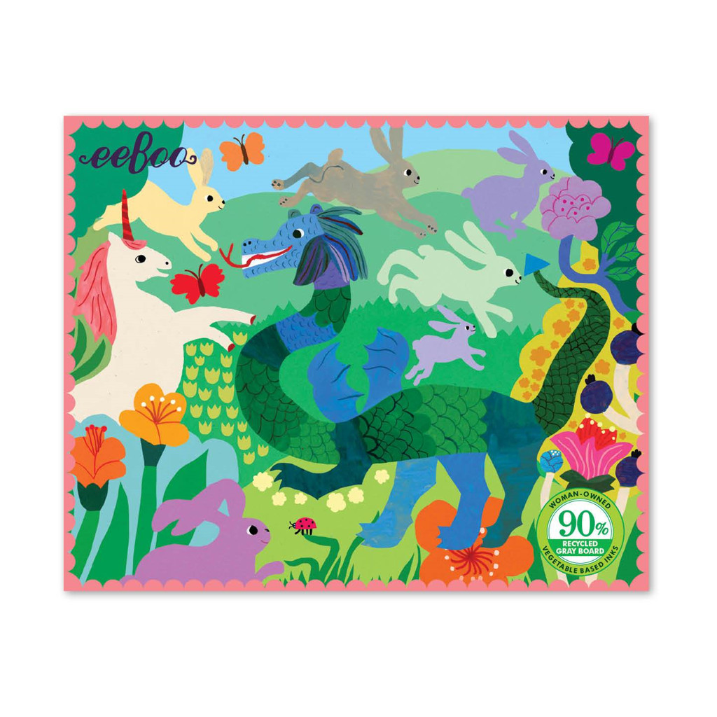 Mini Puzzles Animaux - Unicorn and Dragon