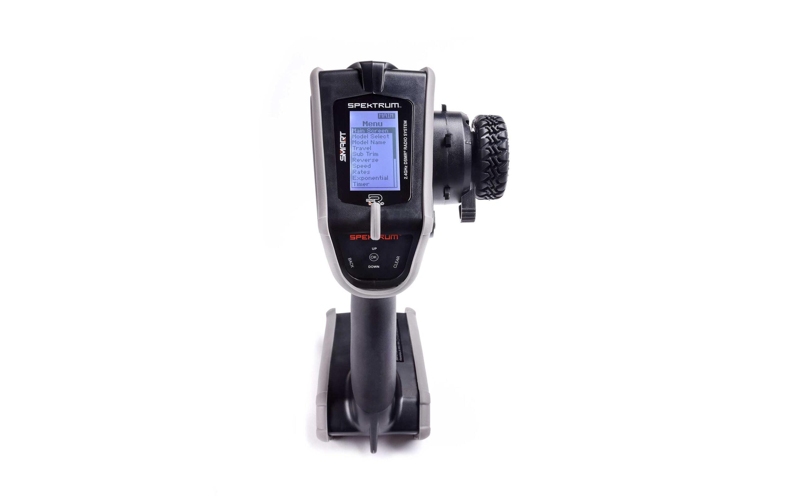 Fernsteuerung DX6 Rugged DSMR Grau, mit SR515<br>Robuster 6-Kanal Sender für RC Fahrzeuge