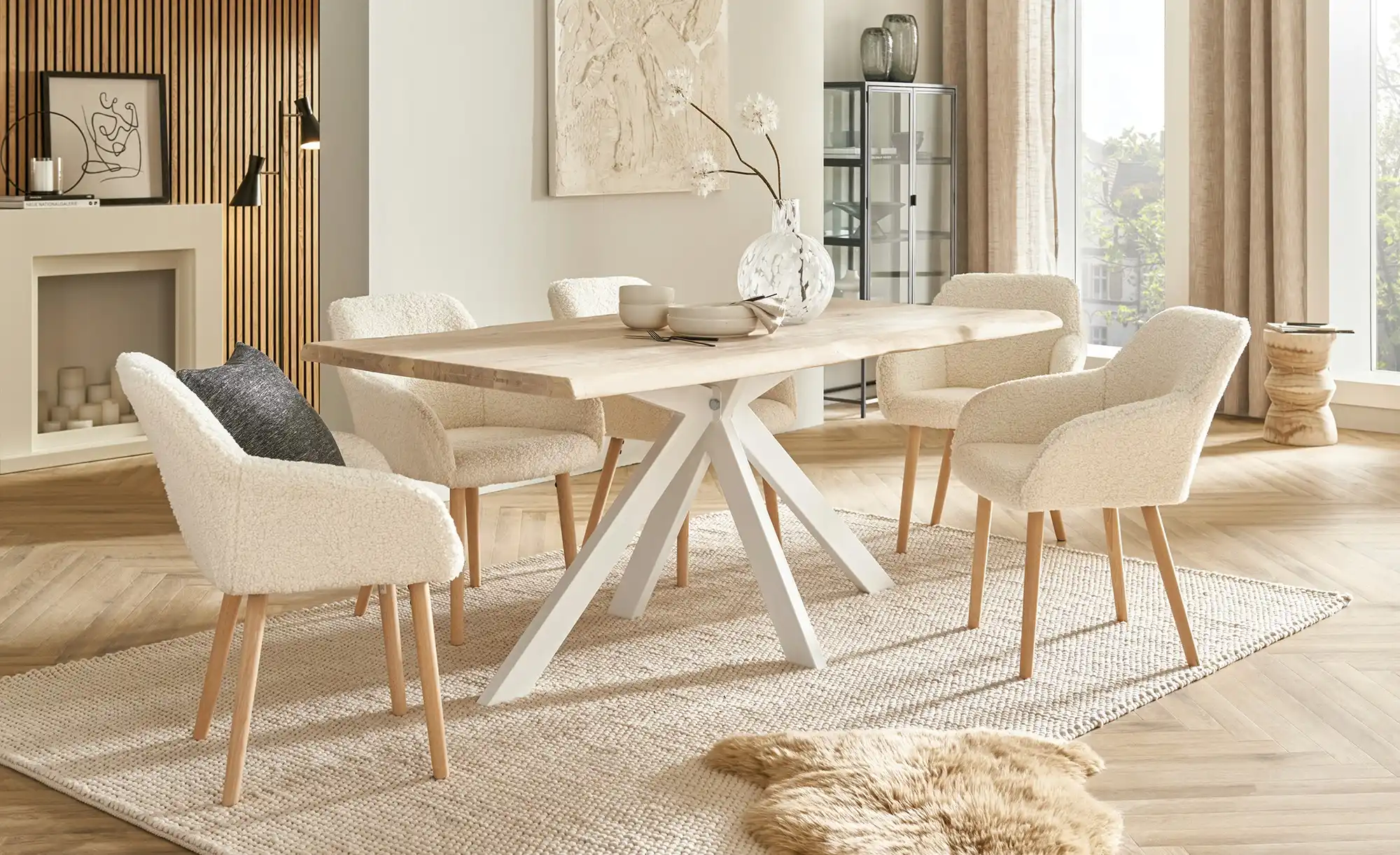 Teddy-Schalenstuhl Thore