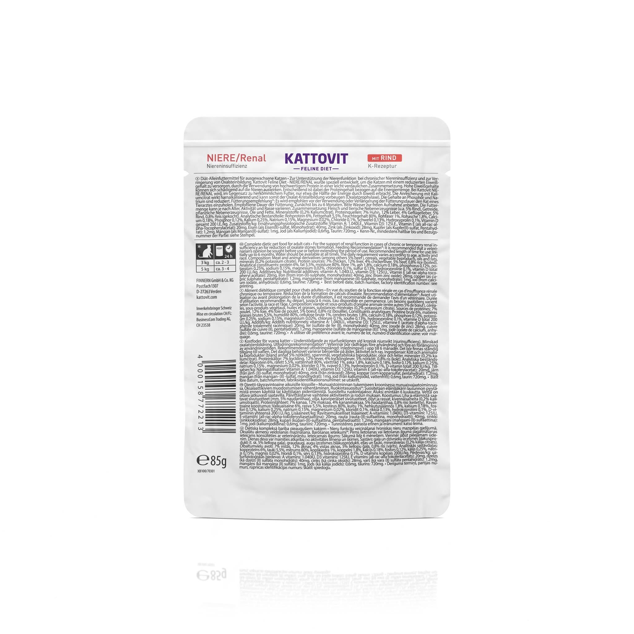 KATTOVIT Niere-Renal Rind