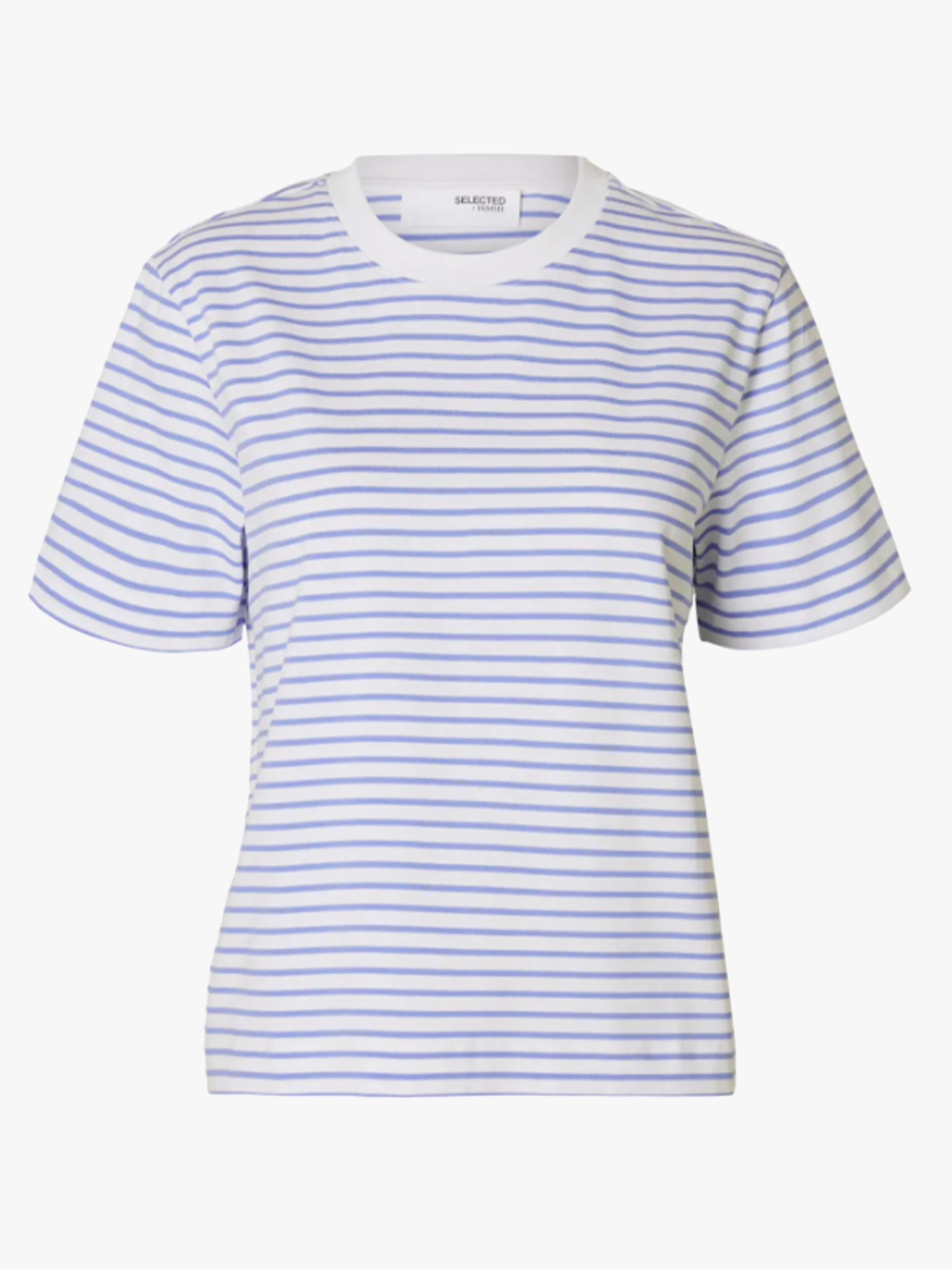 Essential Short Sleeve Striped Boxy Tee