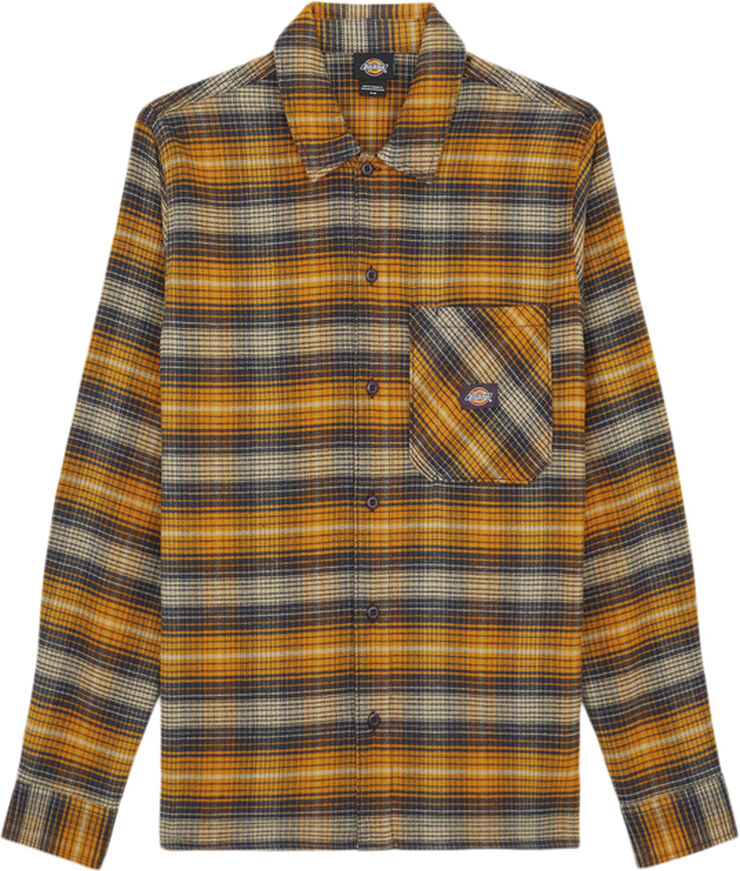 Dickies FOREST CHECK SHIRT INCA GOLD Inca gold