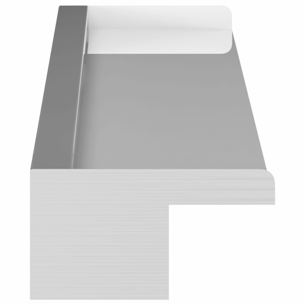 Lame de cascade de piscine avec led acier inoxydable 110 cm