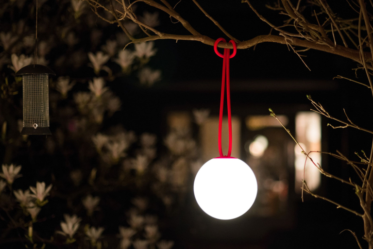 Fatboy Bolleke hanglamp LED oplaadbaar Ø20 Taupe