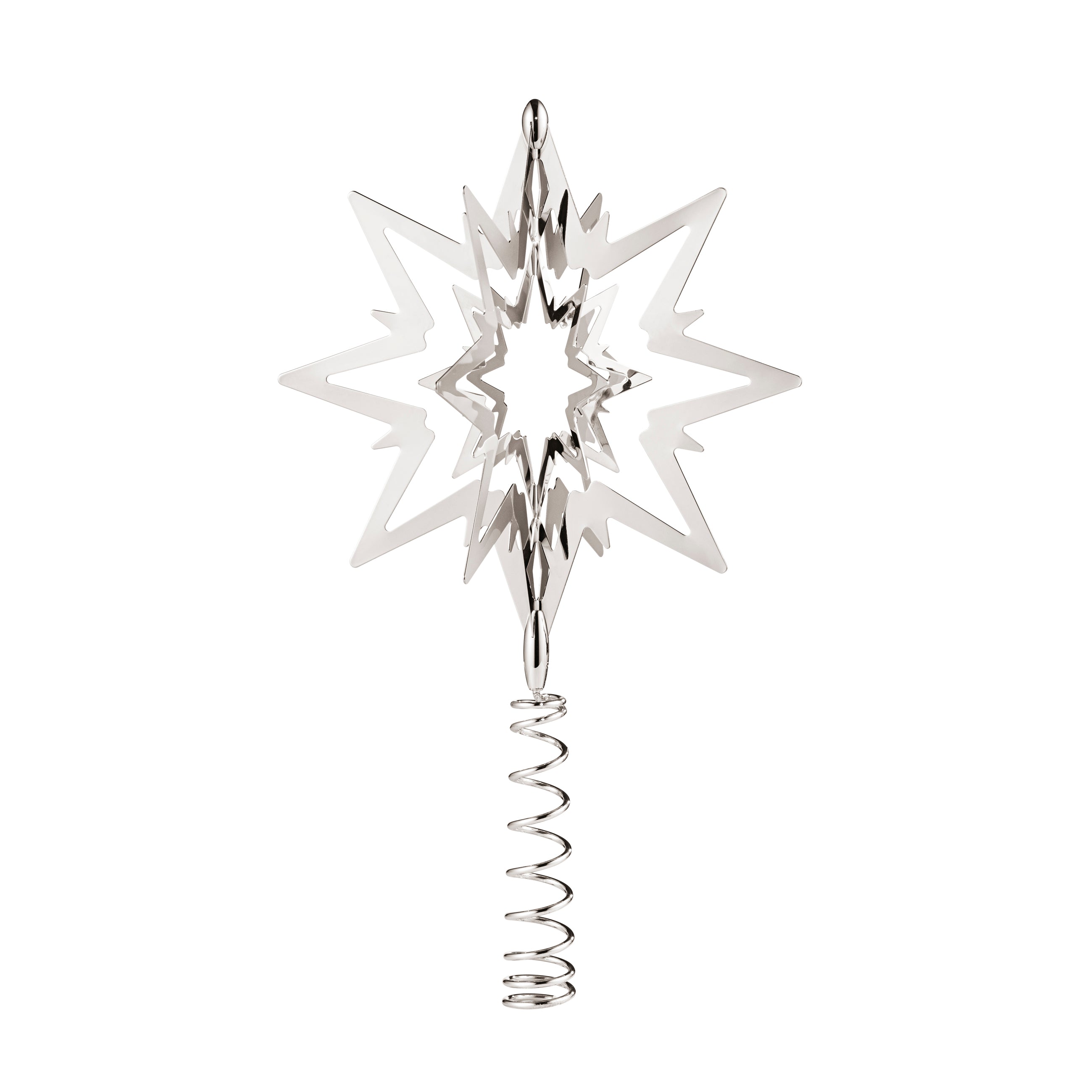 Georg Jensen  Topstjerne, lille - sølvfarvet