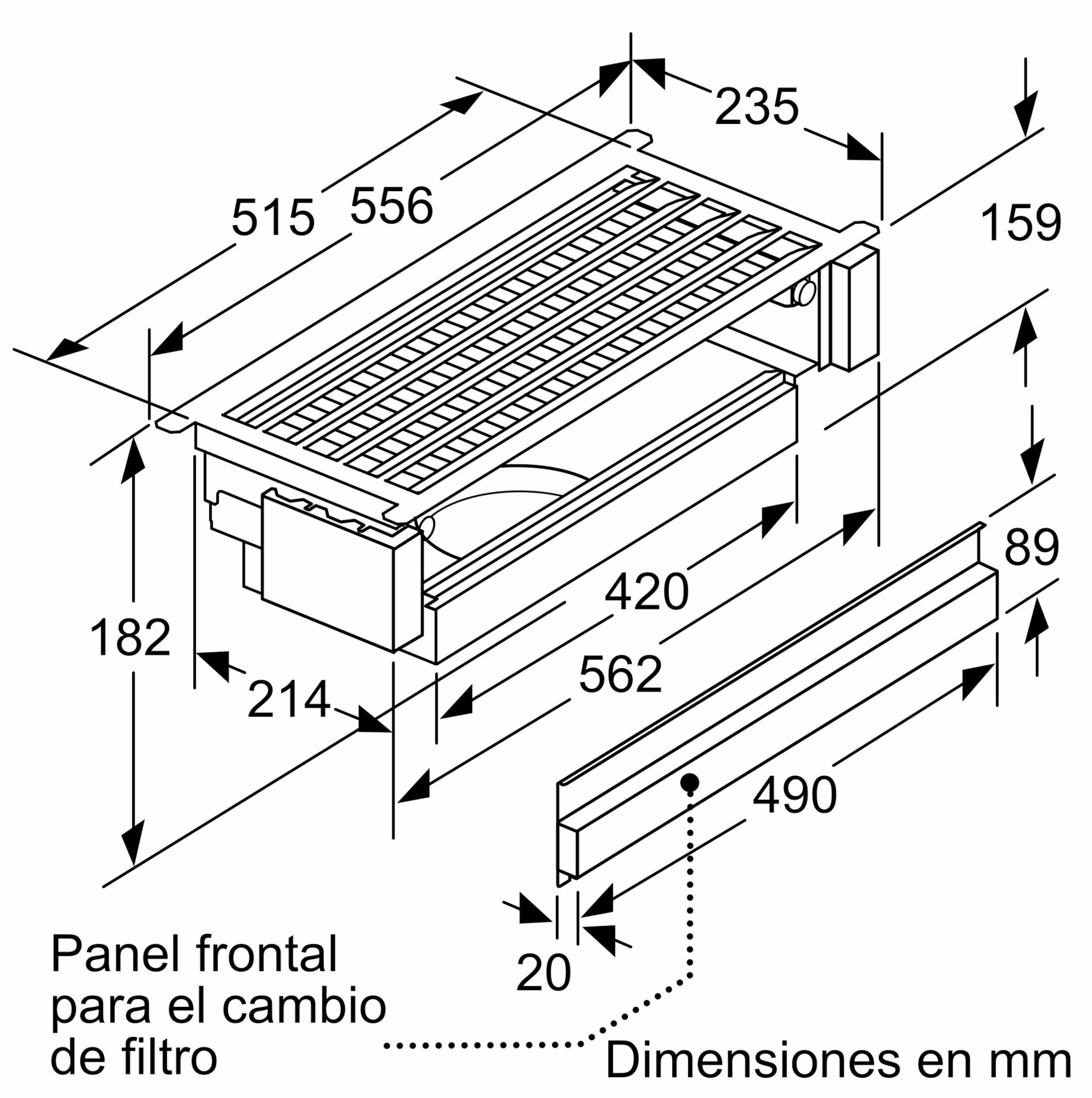 Kit de recirculação de longa duração DWZ1IT1D117004653