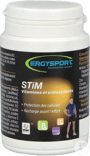 Ergysport Stim Q10 Multivitamines 60 Gélules
