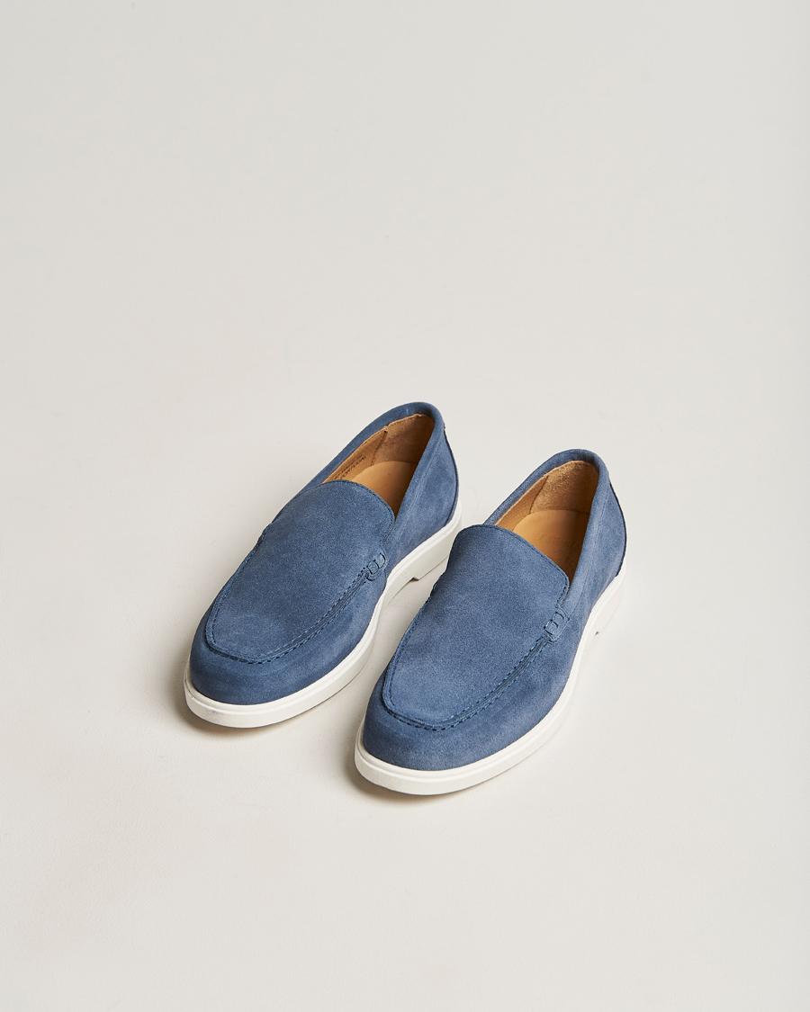 Loake 1880 Tuscany Suede Loafer Denim