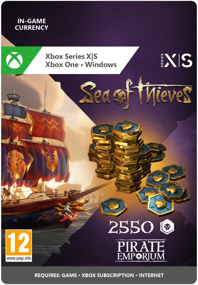 Sea of Thieves Captain’s Ancient Coin Pack – 2550 Coins