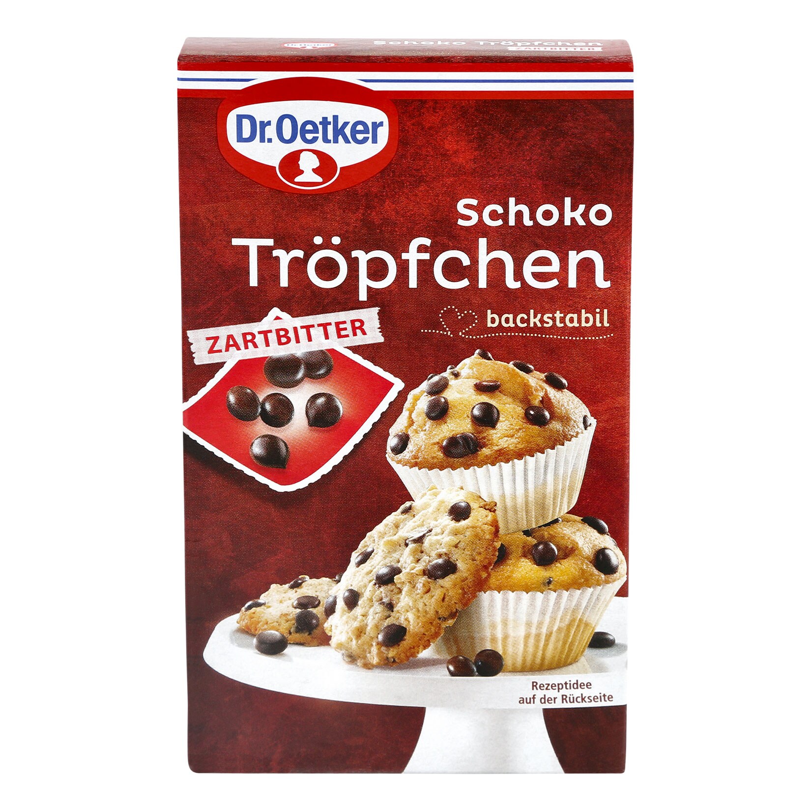 Dr. Oetker Schoko Tröpfchen Zartbitter 75 g, 20er Pack
