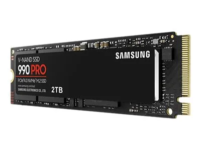 Samsung 990 PRO MZ-V9P2T0BW - SSD - krypteret - 2 TB - intern - M.2 2280 - PCIe 4.0 x4 (NVMe) - 256-bit AES - TCG Opal Encryption 2.0