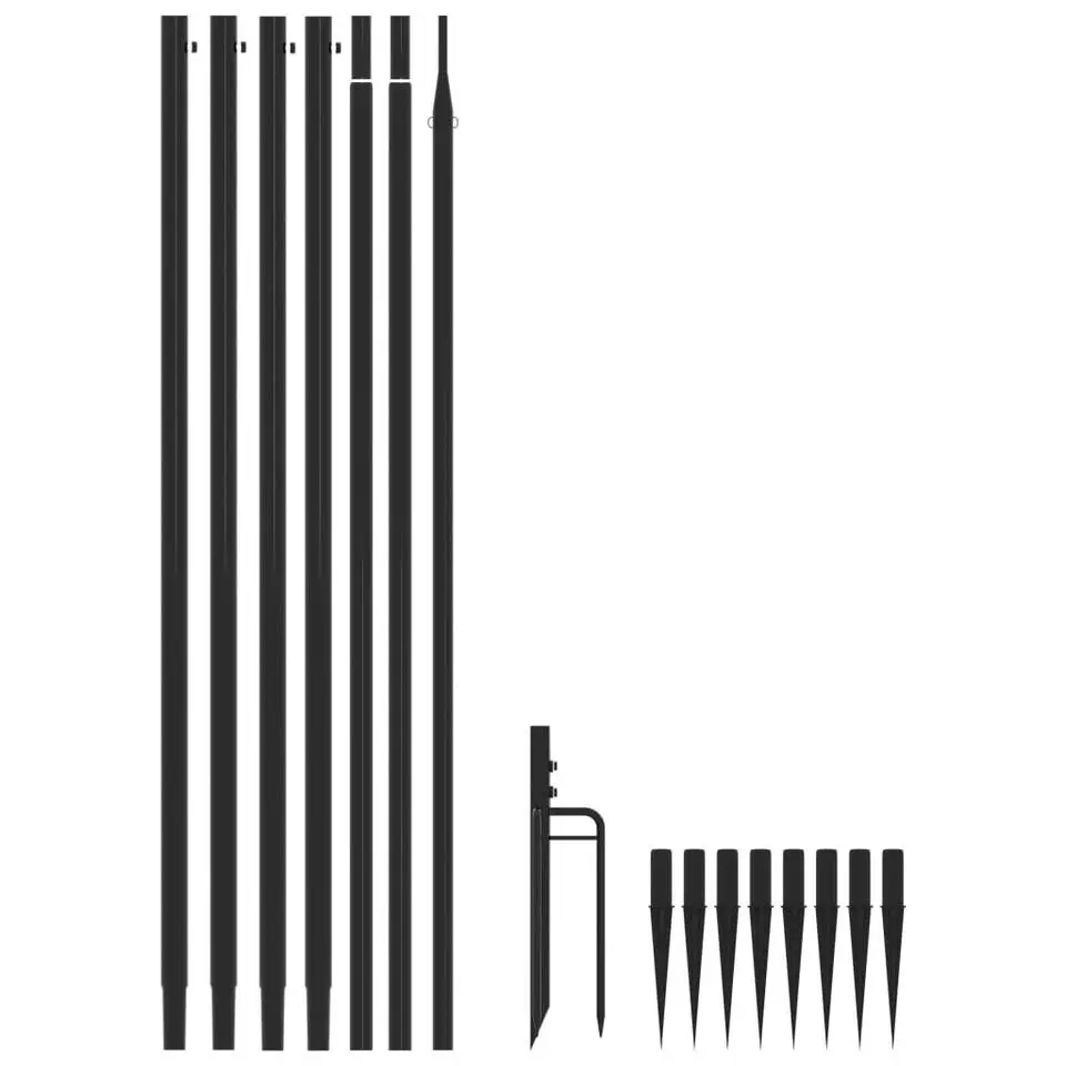 vidaXL - Led-kerstboom - Wit - 800 x 230 cm