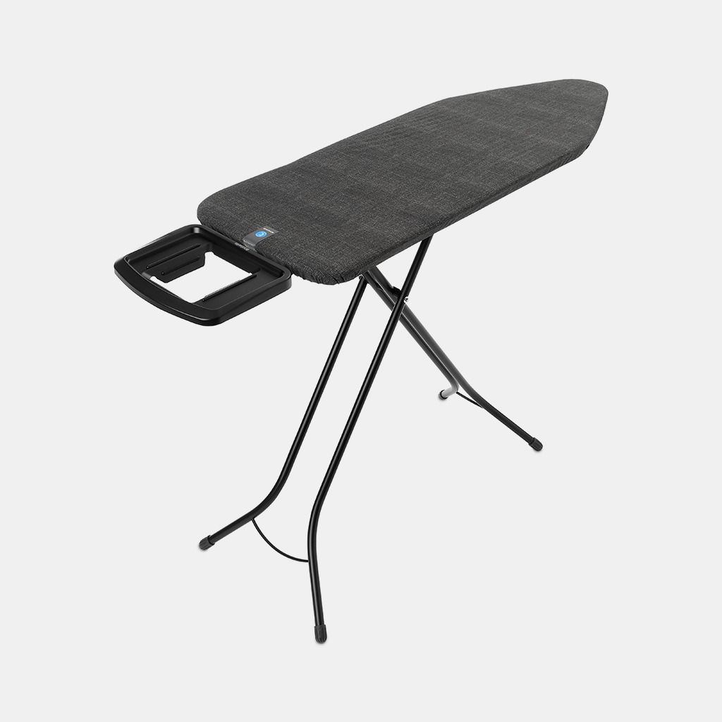 Strijkplank C, 124x45 cm, solide strijkerhouder - Denim Black