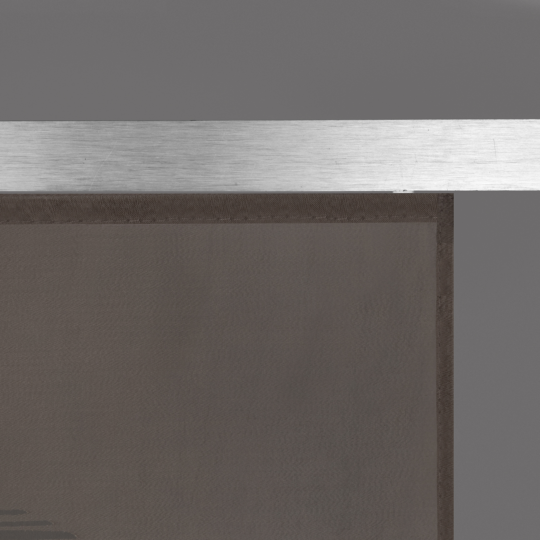 Flächenvorhang - braun - Kreise - 60x245 cm