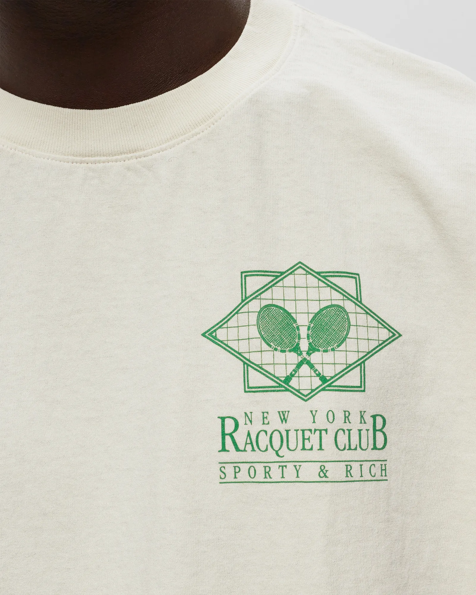 Sporty & Rich NY RACQUET CLUB T SHIRT