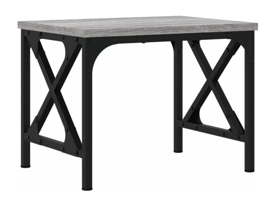 Support d'imprimante sonoma gris 40x30x31 cm bois d'ingénierie