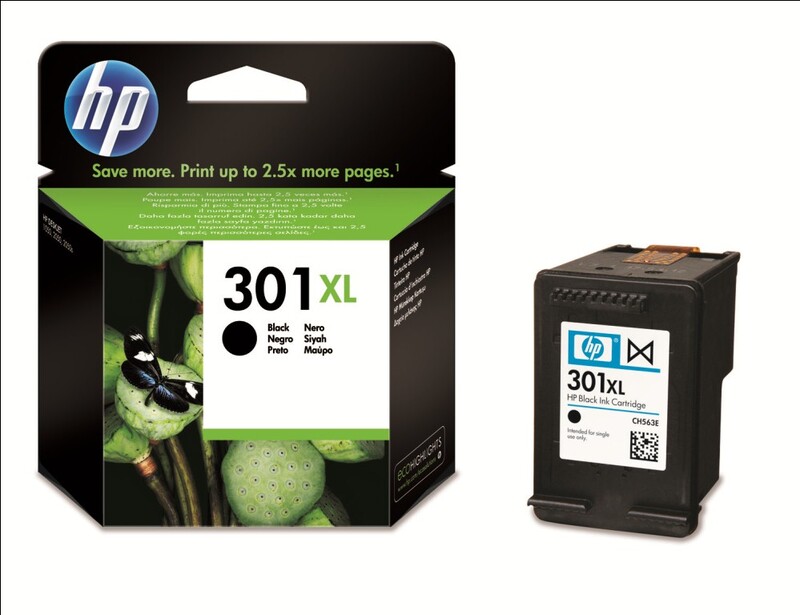 HP 301XL Tintenpatrone, schwarz