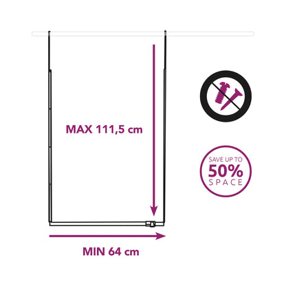 Kit extension de dressing à suspendre en métal Xtend