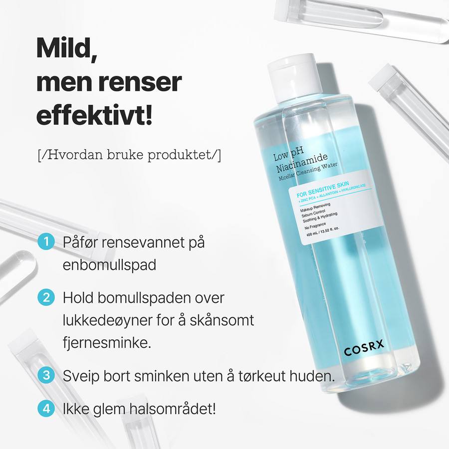 COSRX Low pH Niacinamide Micellar Cleansing Water 400ml