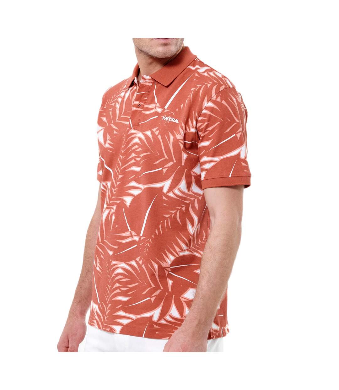 Polo Bordeaux/Orange Homme Kaporal Caicoe
