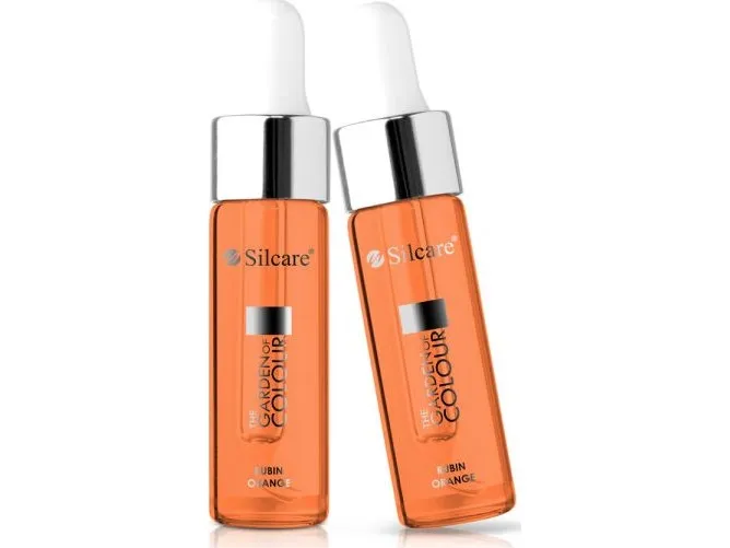 SILCARE_The Garden of Colour Regenerating Cuticle and Nail Oil Ruby Orange 15ml