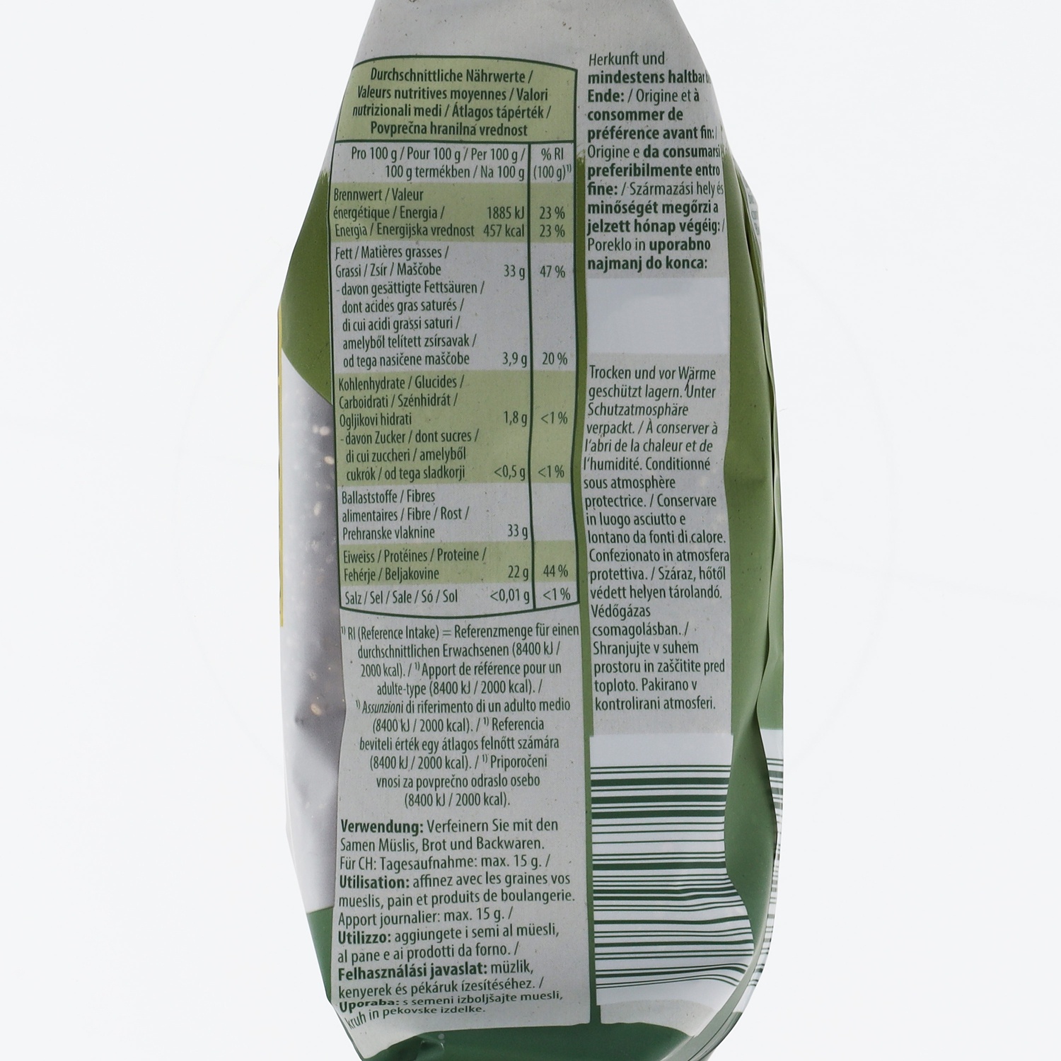 BIO NATURA BIO-Chia Samen 250 g