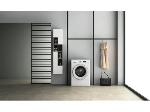 Whirlpool FFL 6238 W EE - Vaskemaskine - bredde: 59.5 cm - dybde: 57.5 cm - højde: 84.5 cm - frontbetjening - 52 liter - 6 kg - 1200 rpm - hvid